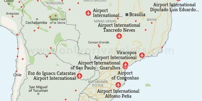 Flughäfen in Brasilien anzeigen